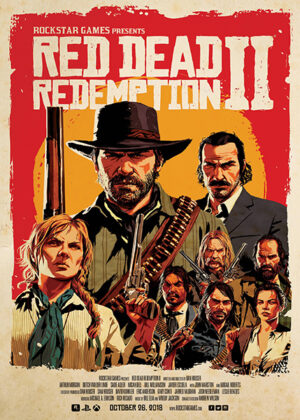 Red Dead Redemption 2 Gaming Poster