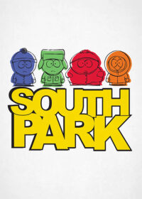 South Park White Poster