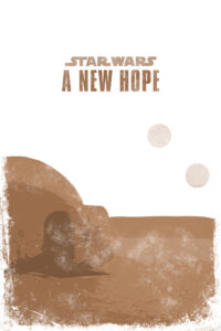 Star Wars a new hope Poster