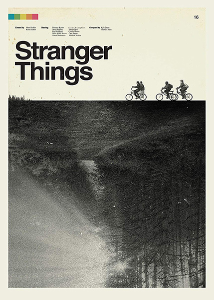 Stranger Things Tv Show Infographic Poster