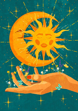 Sun & Moon Poster