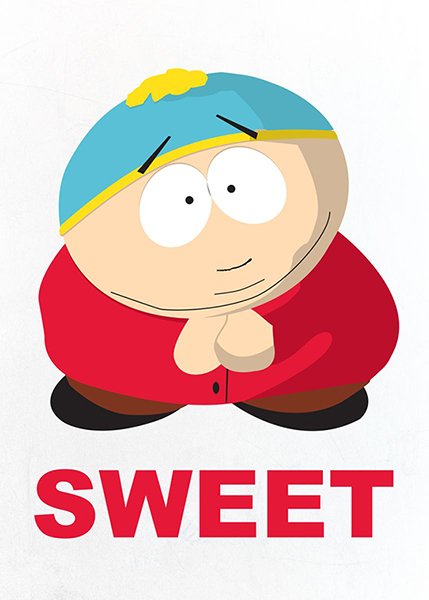 Sweet Cartman South Park Poster