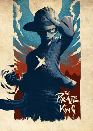 The Pirate King One Piece Poster