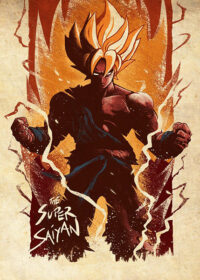 The Super Saiyan Dragon Ball Poster 4