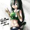 Tsuyu Asui My Hero Academia Japanese Anime Poster