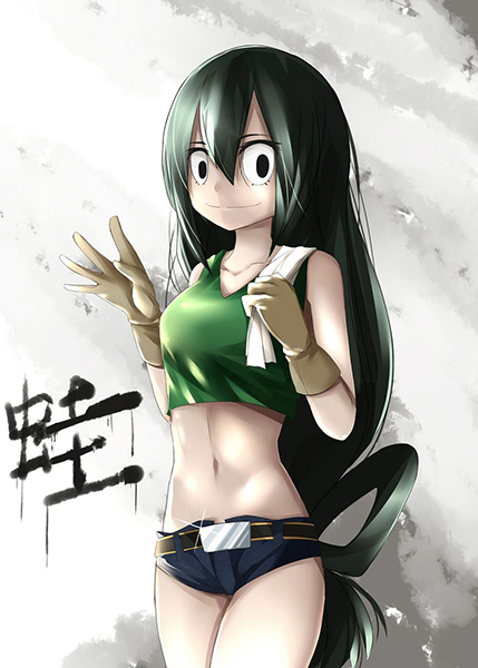 Tsuyu Asui My Hero Academia Japanese Anime Poster