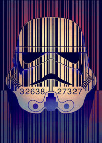 Star Wars Stormtrooper Barcode Poster