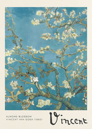 Almond Blossom Van Gogh 1890 Poster