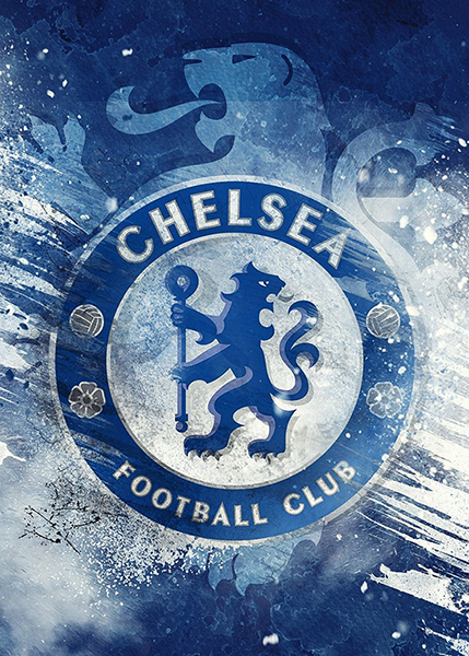 Bleed Blue Chelsea Football Club Sports Poster