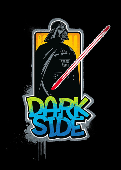 Dark Side Darth Vader Star Wars Poster