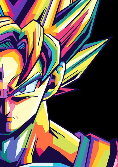 Goku Dragon Ball Heroes Pop Art Poster