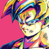 Goku Dragon Ball Z Pop Art Poster