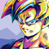 Goku Super Dbz Pop Art Poster