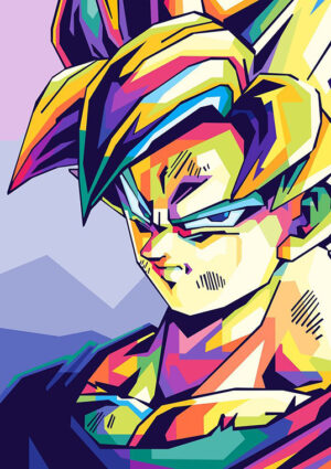 Goku Super Dbz Pop Art Poster