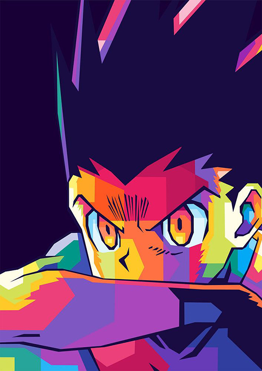 Gon Freecs Hxh Pop Art Poster