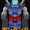 Guntank Gundam Robot Mecha Poster