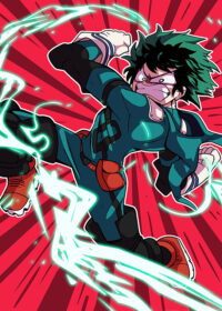 Izuku midoriya My Hero Academia Comic Poster