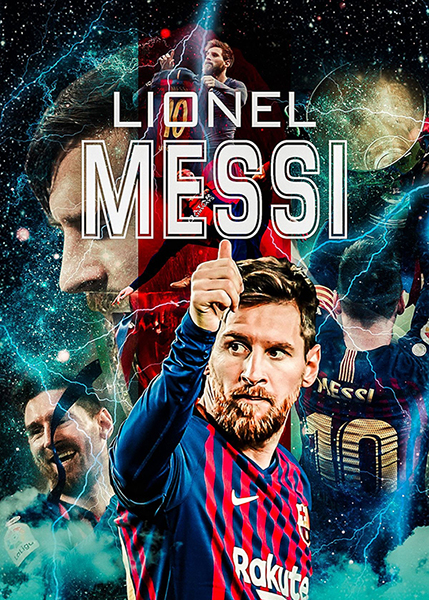 Lionel Messi Sports Poster