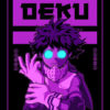 Neon Deku My Hero Academia Poster