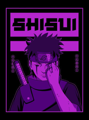 Neon Shisui Uchiha Naruto Poster