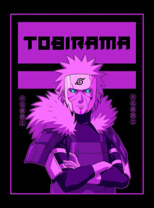 Neon Tobirama Senju Shippuden Naruto Poster