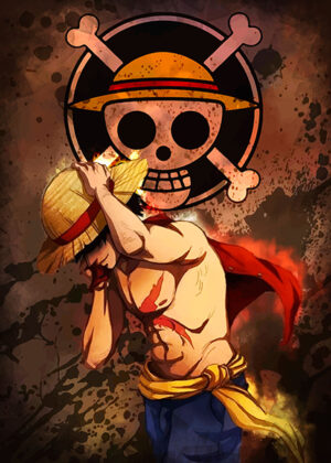 Pirate King Luffy One Piece Poster