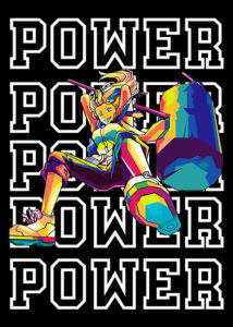 Power Chainsaw Man Pop Art Anime Poster