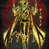 Red Golden Alucard Anime Poster