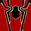 Red Web Spiderman Poster