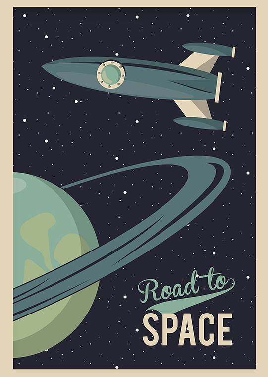 Road To Space Poster