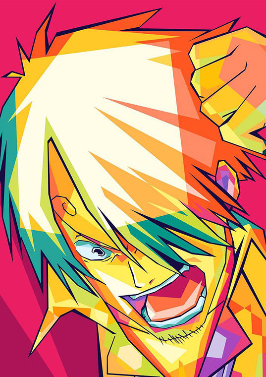 Sanji One Piece Pop Art Poster