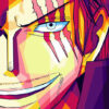 Shanks One Piece Pop Art Poster