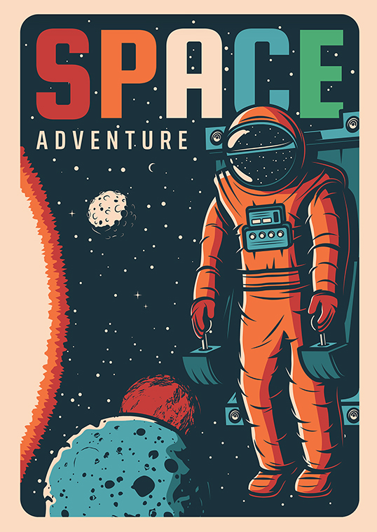 Space Adventure Poster