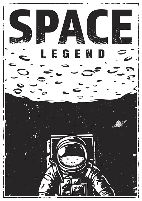 Space Legend Poster