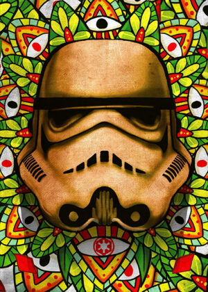 Star Wars Stormtrooper Stain Poster