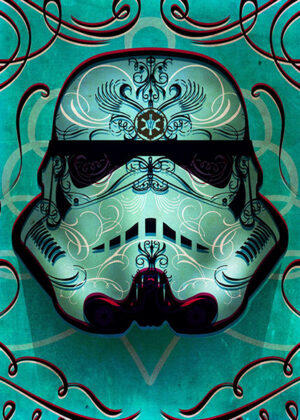 Star Wars Stormtrooper Inked Poster