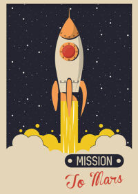 Straight To Mission Mars Poster