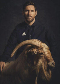 The Goat Lionel Messi Soccer Poster