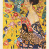 The Lady With The Fan Gustav Klimt 1917 Poster