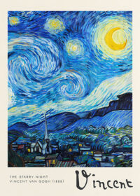 The Starry Night Vincent Van Gogh 1889 Poster