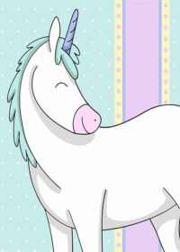 Unicorn Kids Room Poster