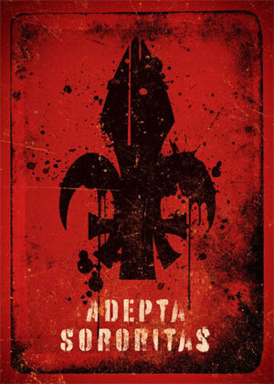 Adepta Sororitas Emblem Warhammer Gaming Poster