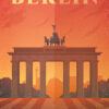 Berlin Germany Travel Poster