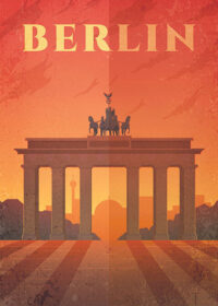 Berlin Germany Travel Poster