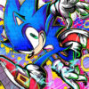 Classic Sonic The Hedgehog Comic Poster