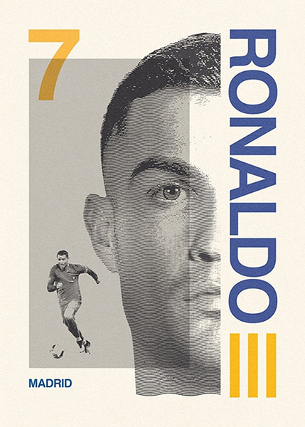 Cristiano Ronaldo Real Madrid Football Sports Poster