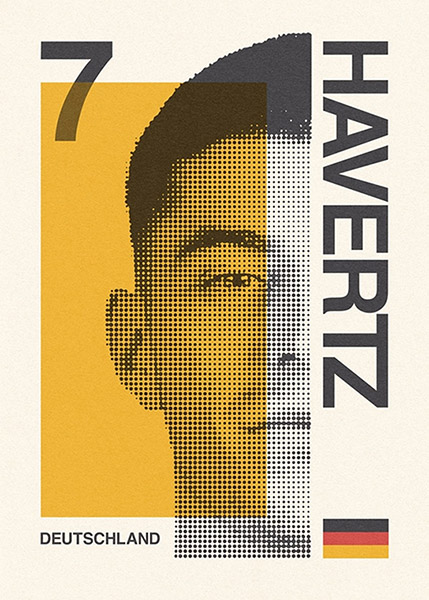 Deutschland Kai Havertz Football Sports Poster