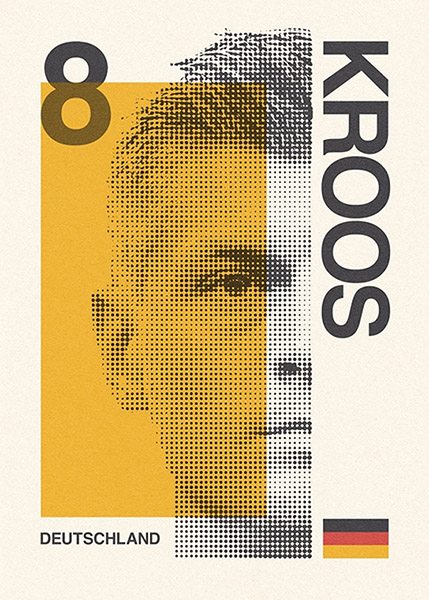 Deutschland Toni Kroos Football Sports Poster