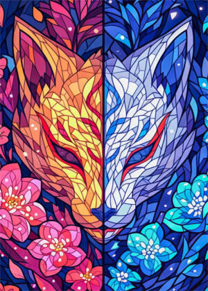 Dual Kitsune Poster