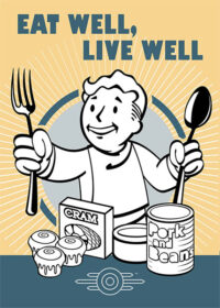 Eat Well Live Well Gaming Poster